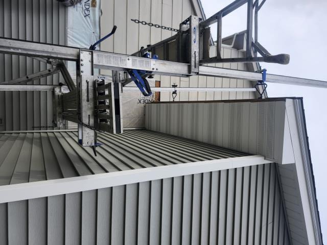 Des Moines Siding Overhaul-
Full-property inspection complete. Homeowner requested siding estimate Des Moines & soffit replacement Clive. Quote delivered.
Stripping off 20-year-old James Hardie, installing Royal Vinyl .044 Estate – thicker gauge, no maintenance Soffit & Fascia.
#DesMoinesSiding #SoffitRepairClive #RoyalVinyl #FullSidingReplace #HailProofSiding #CentralIowaHome #VinylUpgrade #SuperstormStrong
 