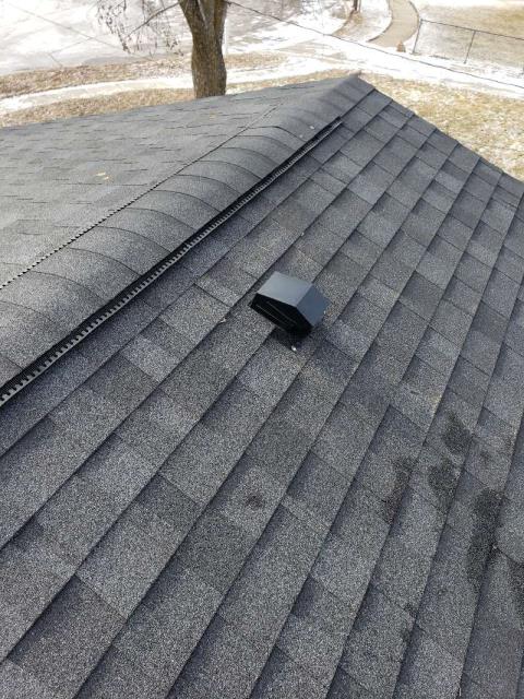 We inspected a roof for a leak linked to sump pump issues. After thorough checks, we found condensation and minor leaks at the roof vent. We offered repair, maintenance, and replacement options, and the homeowner chose repair. We fixed the vent, sealed it, and stopped the leak.