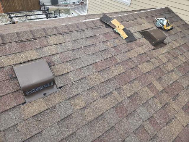 We installed a new roof vent to address the customer's concerns about a leak. The issue was actually condensation caused by inadequate attic ventilation. Our solution improved airflow and resolved the problem.