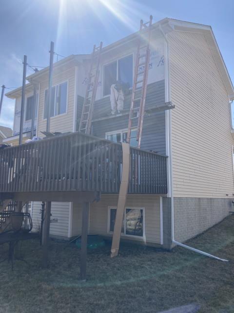 After a storm, a homeowner worried about their roof and siding. We inspected, found hail damage, and offered an affordable siding replacement. Our team completed the job, providing a 10-year labor warranty.
