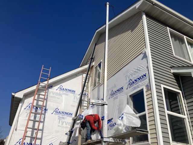 After a storm, a homeowner worried about their roof and siding. We inspected, found hail damage, and offered an affordable siding replacement. Our team completed the job, providing a 10-year labor warranty.