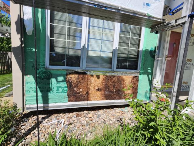 We replaced the entire siding, discovering and fixing rotted wood. Our thorough approach ensured no further issues. The satisfied customers praised our quality work.