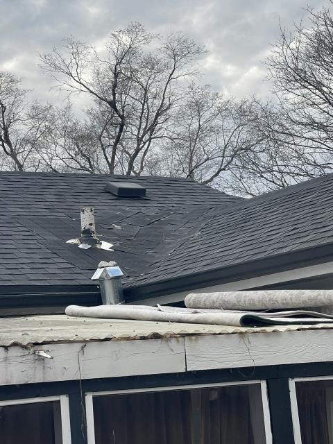 We fixed a roof leak by removing shingles around a pipe vent, adding a new boot, sealing it, and replacing the shingles. The customer is delighted with the result.