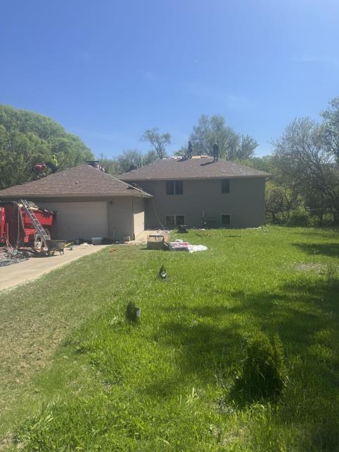 We replaced the entire roof, ensuring a fresh, modern look. The customer was thrilled with the transformation and the quality of our work.