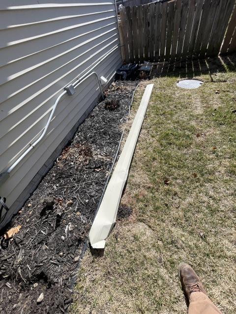 After a storm, we replaced the damaged fascia with a matching color. Our skilled team ensured a perfect fit, leaving the homeowner delighted with the restored appearance.