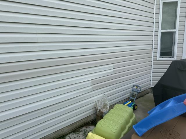 A homeowner contacted us after a grill mishap melted their vinyl siding. We skillfully repaired the damaged area, restoring the siding's protective function and ensuring the home's safety.