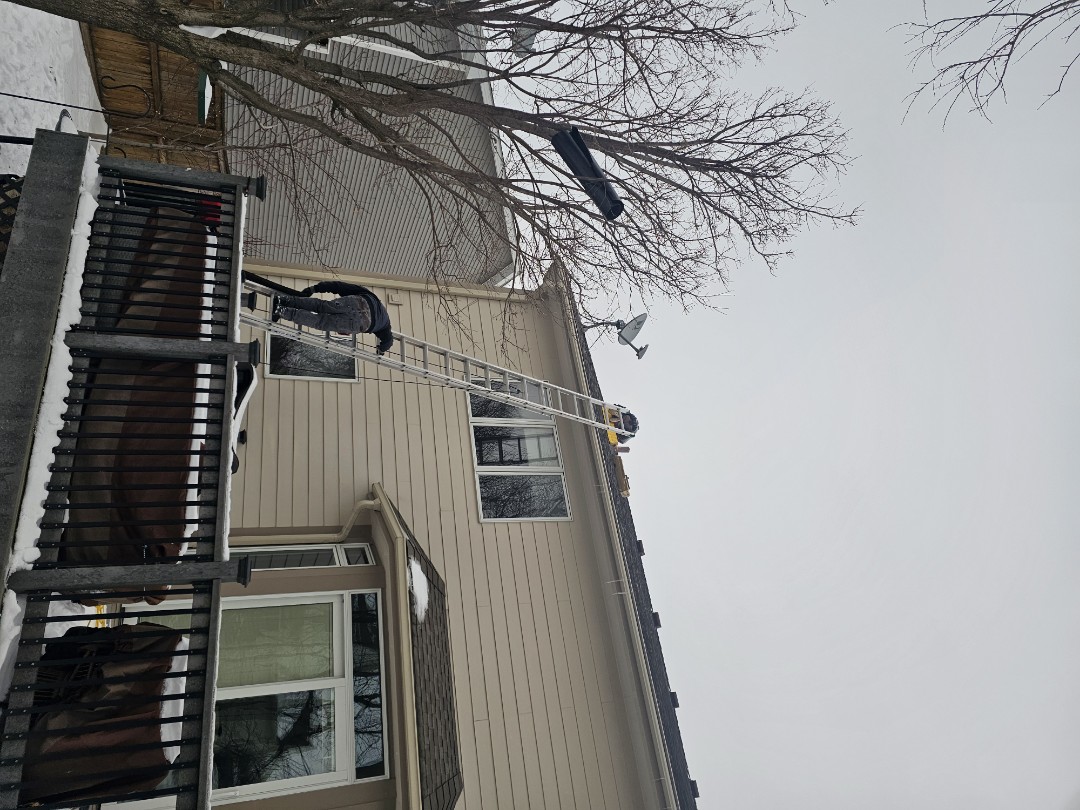 Upon inspection, we identified that the homeowner's ceiling water staining was due to improper venting of the bathroom and dryer exhaust into the attic. This caused condensation issues. A previous contractor had attempted to address the problem by running ductwork through the roof, leading to the condensation. We removed the previous venting and rerouted the ductwork out of the attic through the gable ends. Additionally, we installed insulated tubing and added four inches of insulation to the entire attic space, bringing the total insulation to R-60 value. This solution effectively resolved the condensation issue and improved the home's energy efficiency.