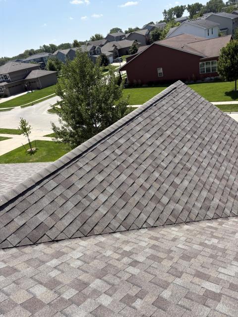 We replaced the damaged roof, ensuring a watertight seal. Additionally, we painted the affected interior areas to restore the home's appearance.