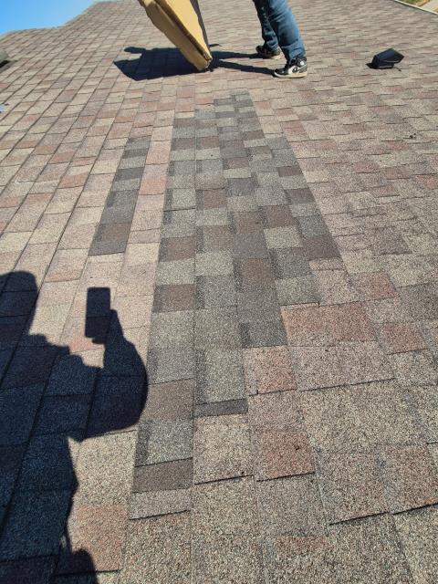 We swiftly replaced damaged shingles, ensuring a seamless transition. Our team's expertise helped restore the roof's integrity.