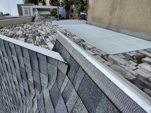 We installed Leaf Blaster technology on the gutters to prevent clogs. We also added a new downspout to improve water flow and ensure efficient drainage.