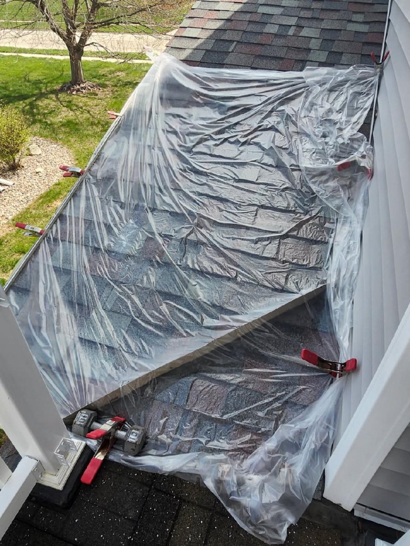 Upon receiving a call from the homeowner, we identified a persistent leak at the flatport areas where the asphalt roof meets. The issue was traced to a failing piece of flashing. To address this, we removed the compromised flashing and carefully extracted 45 rows of shingles. We then installed an ice and water barrier to enhance protection against future leaks. Following this, we reshingled the area using a modified bitumen technique to ensure durability. Finally, we reflashed the area properly, ensuring a watertight seal. The homeowner can n