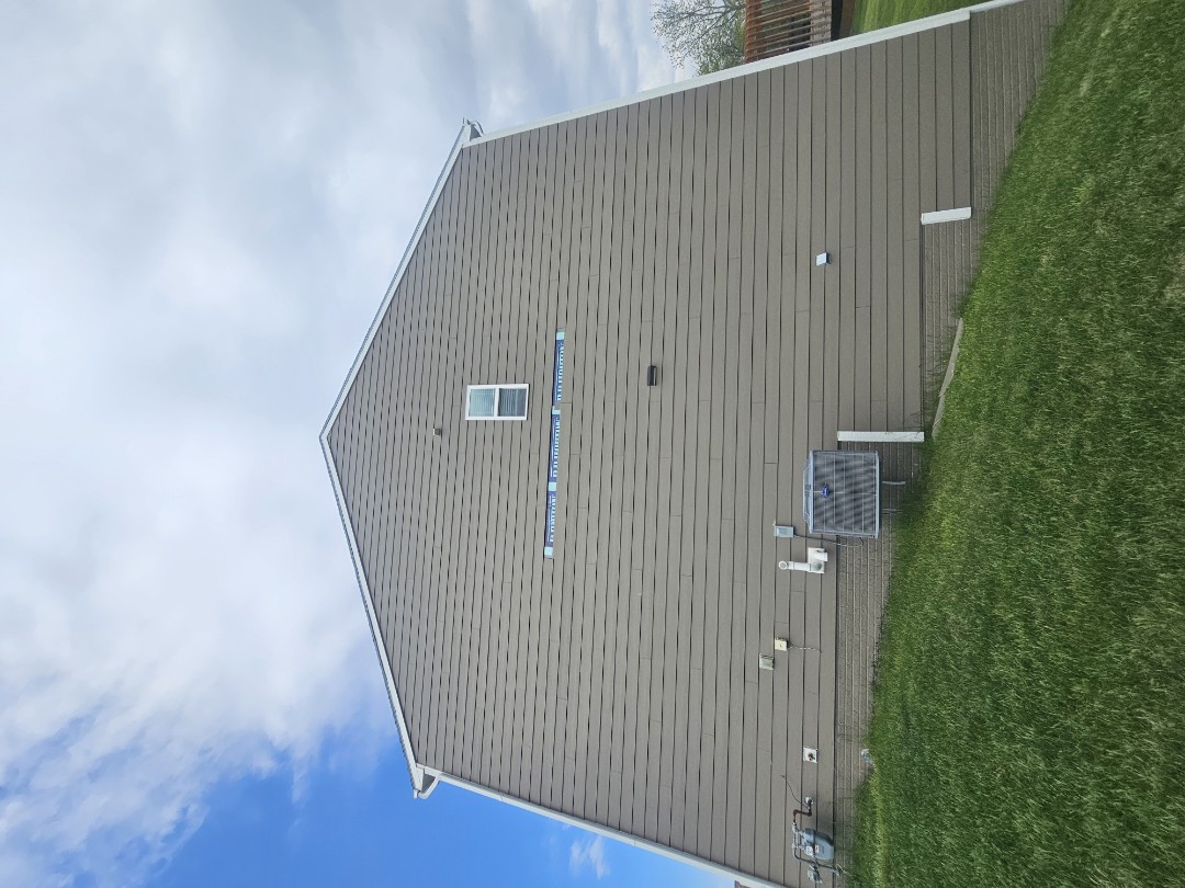 A homeowner contacted us after a recent windstorm caused damage to their property. We conducted a thorough inspection, focusing on the right side of the house. We discovered that a piece of James Hardy siding had been blown off. This is an uncommon occurrence, as James Hardy is a high-quality product. We prepared an estimate for the necessary repairs and are working to resolve the issue for the homeowner. The house is relatively new, so we aim to restore it to its original condition. We are committed to providing a seamless and efficient repair process.