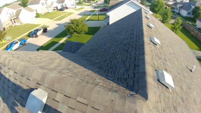 We completed a comprehensive roofing replacement at this Johnston home, removing old shingles and installing a new, high-quality roof to ensure durability and protection for the home.