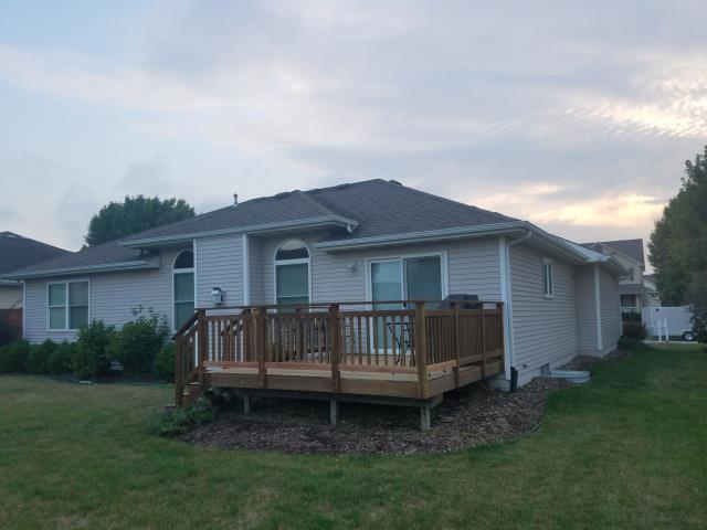 We completed a comprehensive roofing overhaul on this Grimes, IA home, replacing all shingles and gutters. The new system ensures lasting durability and improved water drainage, enhancing the home's overall protection.