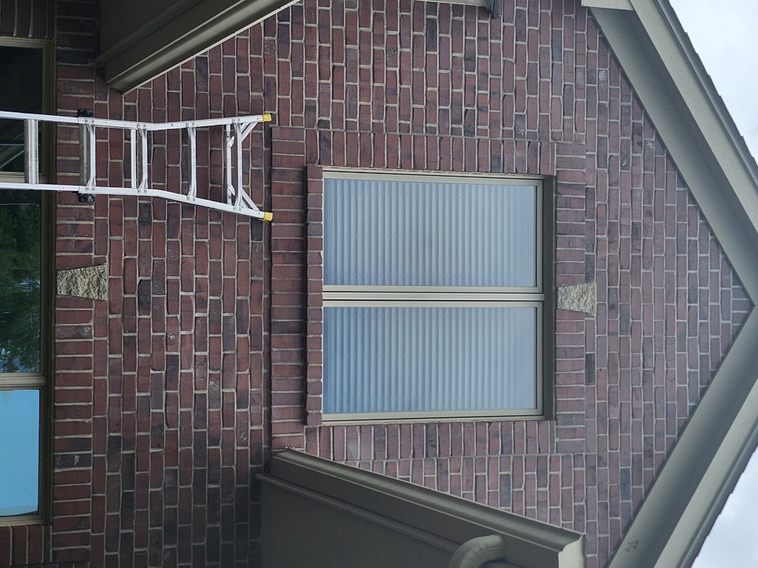 A homeowner in west des moines called having a leak in their front window, needed somebody to assess it. We came out, we looked at it concerned with the amount of brick another contractor had been out and done a lot of talking around all the windows 34 years ago, with the direct directional weight rain. Last week and high winds water came through again was leaking. We identified 34 spots on a window where there was cracking. We provided sealant to the homeowner and everything is good