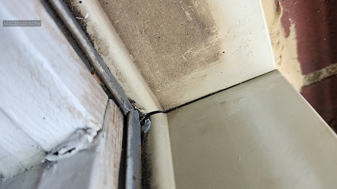 A homeowner in west des moines called having a leak in their front window, needed somebody to assess it. We came out, we looked at it concerned with the amount of brick another contractor had been out and done a lot of talking around all the windows 34 years ago, with the direct directional weight rain. Last week and high winds water came through again was leaking. We identified 34 spots on a window where there was cracking. We provided sealant to the homeowner and everything is good