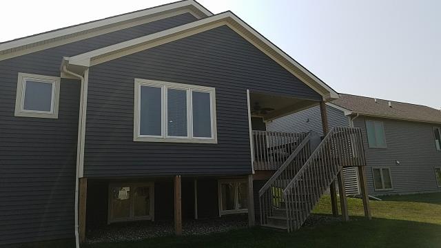 We meticulously removed the old roofing, installed new high-quality materials, and ensured a perfect seal in Grimes, IA, protecting the home from the elements and providing long-lasting durability.