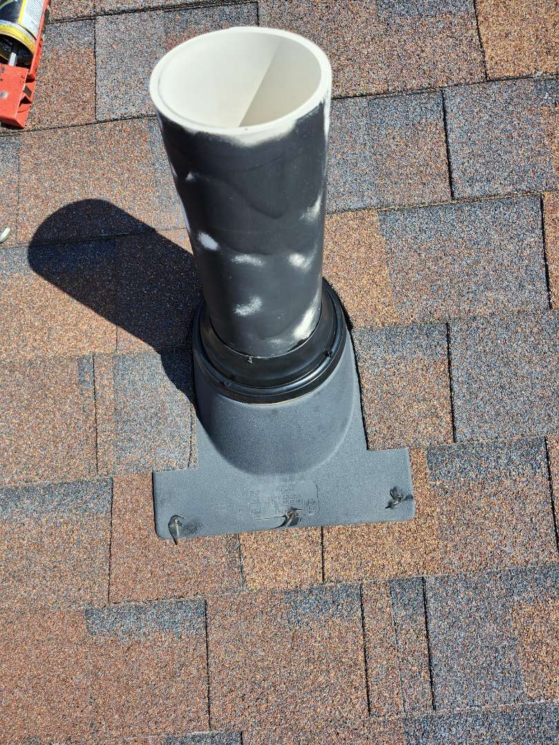 The Townhom association contacted our team for a roofing issue. Upon inspection, we identified leaks in the kitchen ceiling. A thorough examination revealed that a pipe jacket had split, causing the leaks. We swiftly addressed the problem by repairing the split pipe jacket. To ensure a long-lasting solution, we added a rubber donut to seal the pipe flashing. This simple maintenance task effectively resolved the issue, and the ceiling is now secure and leak-free. Our team's prompt and efficient work ensured the problem was fixed quickly, restoring pea