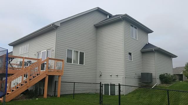 We meticulously replaced the entire roof and installed new gutters in Grimes, IA, ensuring lasting durability and optimal water flow. The project was completed with precision and care.