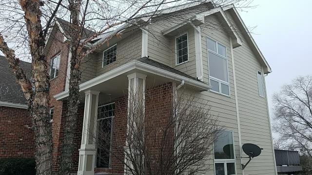 We meticulously replaced the entire roof and installed new gutters in Clive, IA, ensuring durability and improved water drainage for the home.
