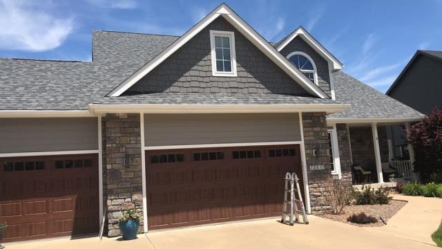 For this home in Urbandale, IA, we replaced the entire roof with high-quality materials, providing a durable, weather-resistant finish and long-lasting protection.