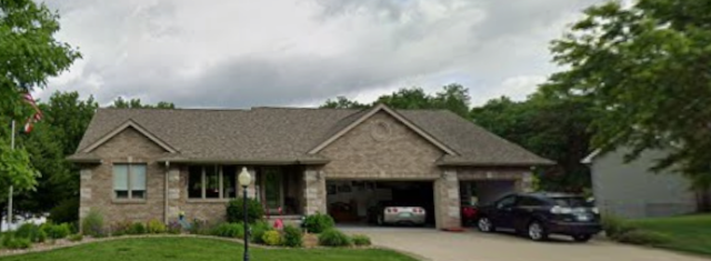 We completed a full roof and gutter replacement on this Des Moines, IA home, removing the old materials and installing high-quality new products for a durable, clean, and refreshed finish.