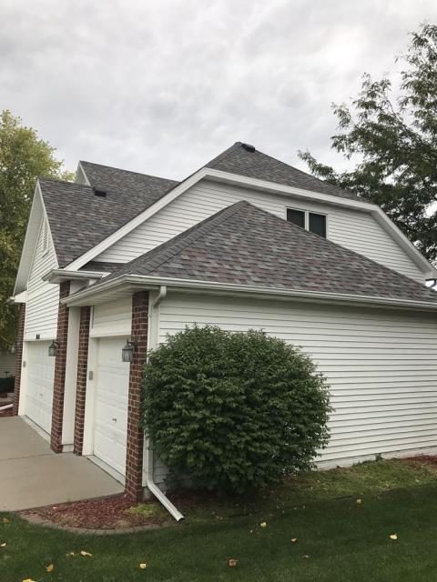We completed a full roof replacement on this Johnston, IA home, removing the old roofing and installing high-quality new materials to provide lasting durability and reliable weather protection.