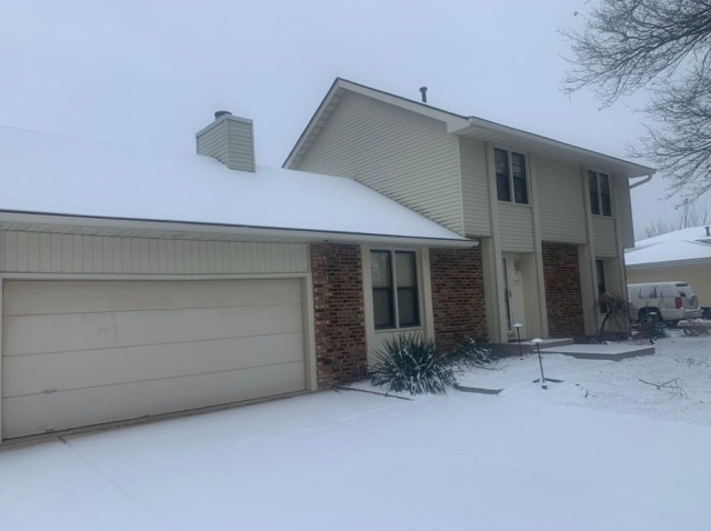 We completed a full roof replacement on this Pleasant Hill, IA home using high-quality materials for lasting durability and protection. New gutters were also installed to improve drainage and help protect the home from water damage.