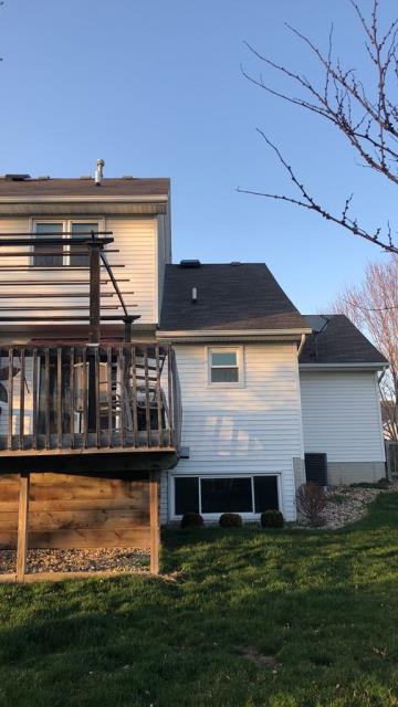 We completed a full roof replacement on this Urbandale, IA home, providing lasting durability and protection. We also repaired the gutters and downspouts to improve drainage and help prevent future water damage. Quality materials and expert craftsmanship were used throughout.