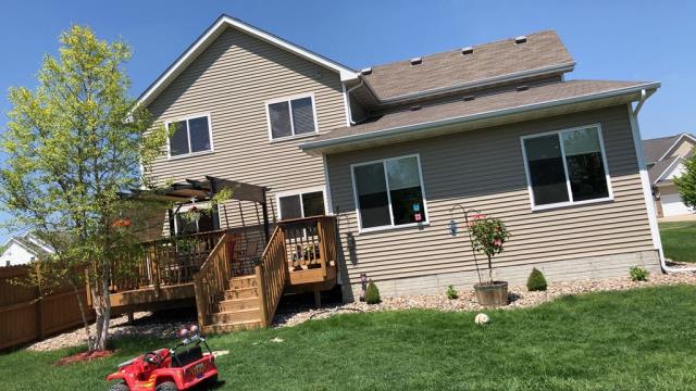 We completed a full roof and gutter replacement along with fascia repairs on this Urbandale, IA home, enhancing its durability and overall appearance.