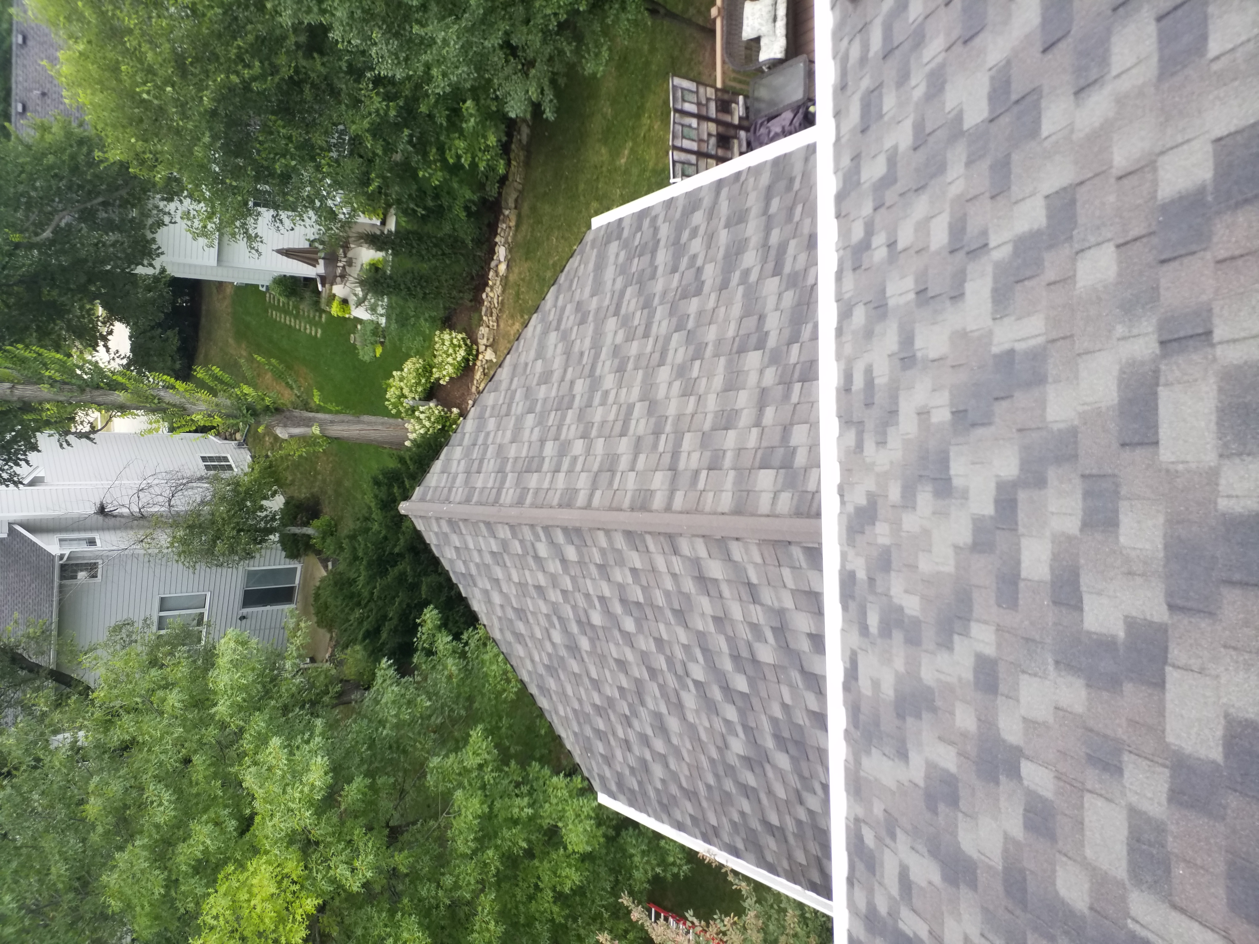 We installed a gutter guard system on this West Des Moines, IA home to help prevent leaves and debris from clogging the gutters, improving water flow and reducing maintenance.