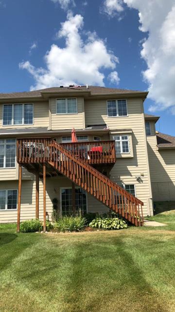 We completed a full roof and gutter replacement on this Urbandale, IA home, installing quality materials to enhance weather protection and improve water drainage.