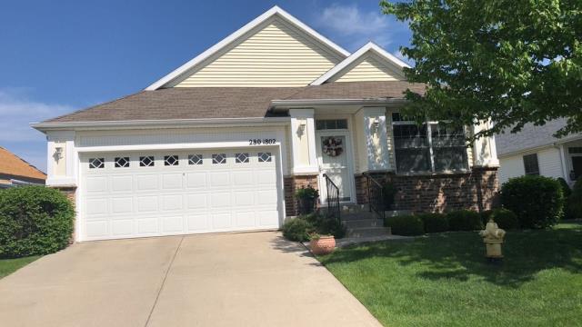 This West Des Moines, IA home received a complete roof replacement, including the removal of old materials, a thorough inspection of the roof structure, and the installation of a new roofing system for reliable, long-term protection.