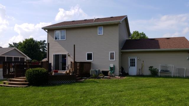 We replaced the roof on this Ames, IA home with high-quality materials and repaired the gutters to improve water flow and help protect the home from moisture damage.