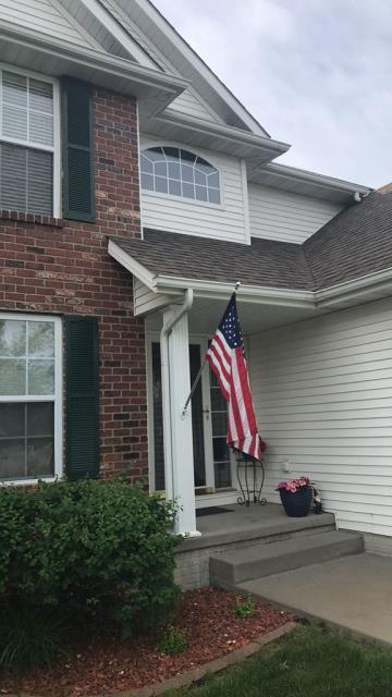 We upgraded this Urbandale, IA home with a complete roof replacement, along with new gutters and downspouts to improve water drainage and provide lasting protection against the elements.