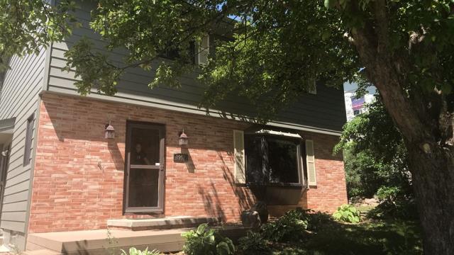 We replaced the entire roof and repaired the gutters on this Clive, IA home, improving its appearance and ensuring proper drainage and reliable protection from the elements.