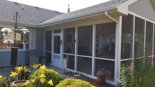 Our team replaced the roofs on both the home and shed in Ames, IA, installing new shingles with careful attention to detail to ensure a clean finish and lasting protection against the elements.