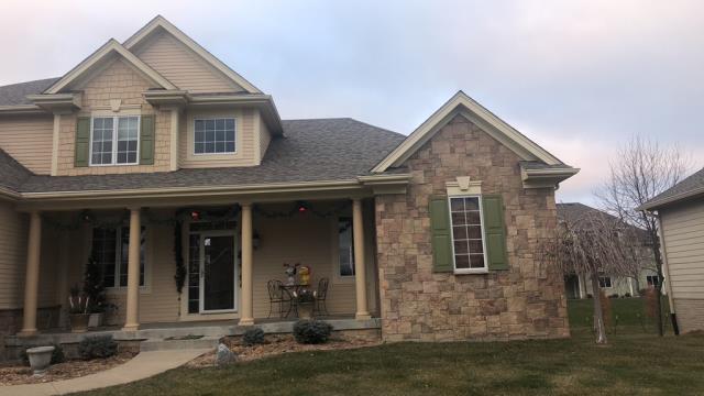 Our team completed a full roof replacement in Urbandale, installing new, high-quality shingles for lasting protection. We removed the old roofing materials, inspected the underlying structure, and ensured each layer was properly installed. We also checked ventilation and drainage to support the roof’s longevity, leaving the home with a clean finish and dependable protection against the elements.