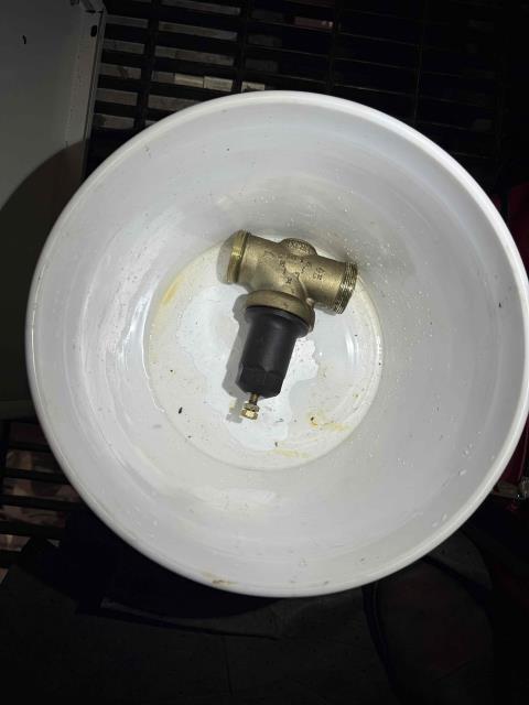 Replace pressure reducing valve in commercial space.