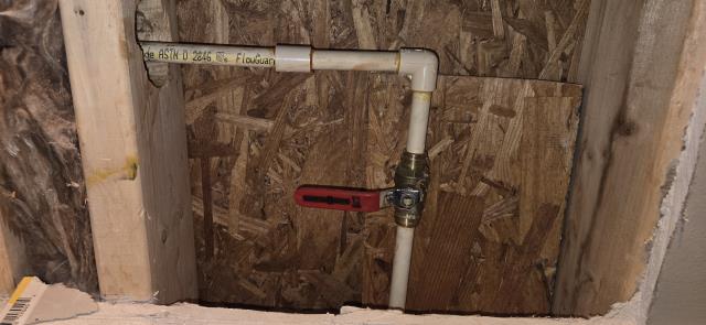 Replace outdoor commercial hose bibb.