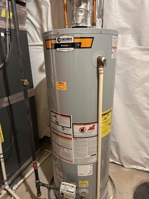 Free estimate to replace water heater.