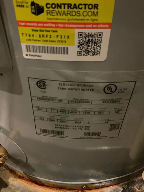 Replaced thermostats in water heaters.