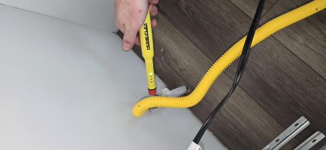 Reonnect gas line and check for leaks.