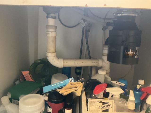 Cleared kitchen sink blockage.