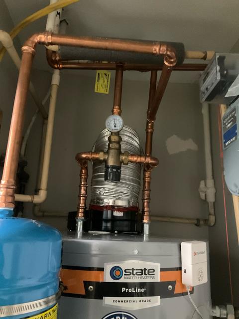 Diagnosed possible water heater issues.