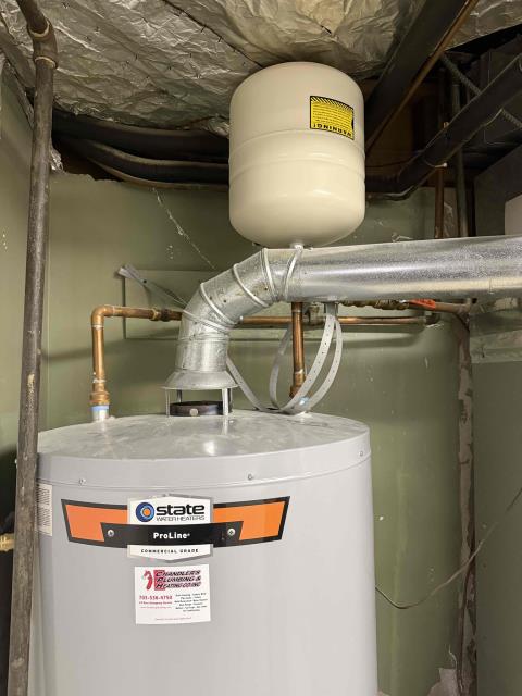 Estimate to replace water heater and softener.