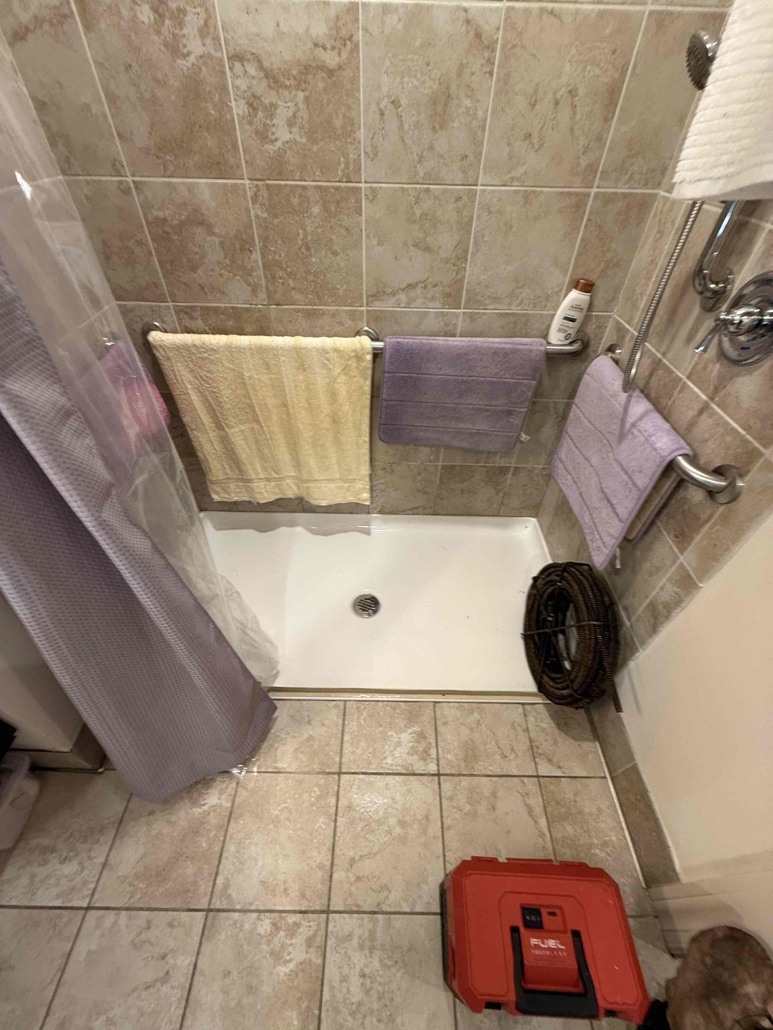 clogged toilet