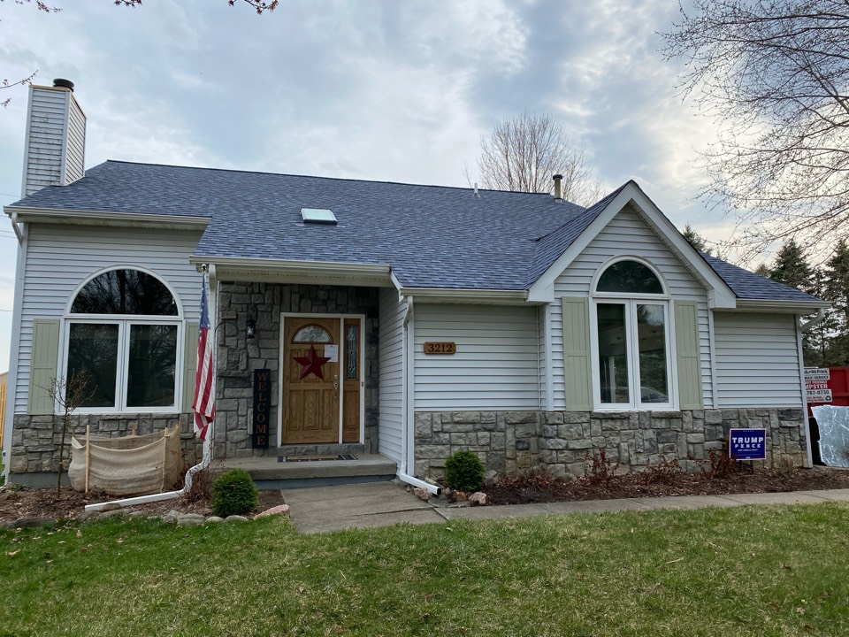 White Lake charter Township, MI - CertainTeed Landmark Pro Atlantic Blue on this home. Beautiful 70° day here in Michigan. Perfect for the shingles to lay and seal up nice. Glad we could get this roof done early in the season so the customers got the color they want it White Lake charter Township, MI - CertainTeed Landmark Pro Atlantic Blue on this home. Beautiful 70° day here in Michigan. Perfect for the shingles to lay and seal up nice. Glad we could get this roof done early in the season so the customers got the color they want it