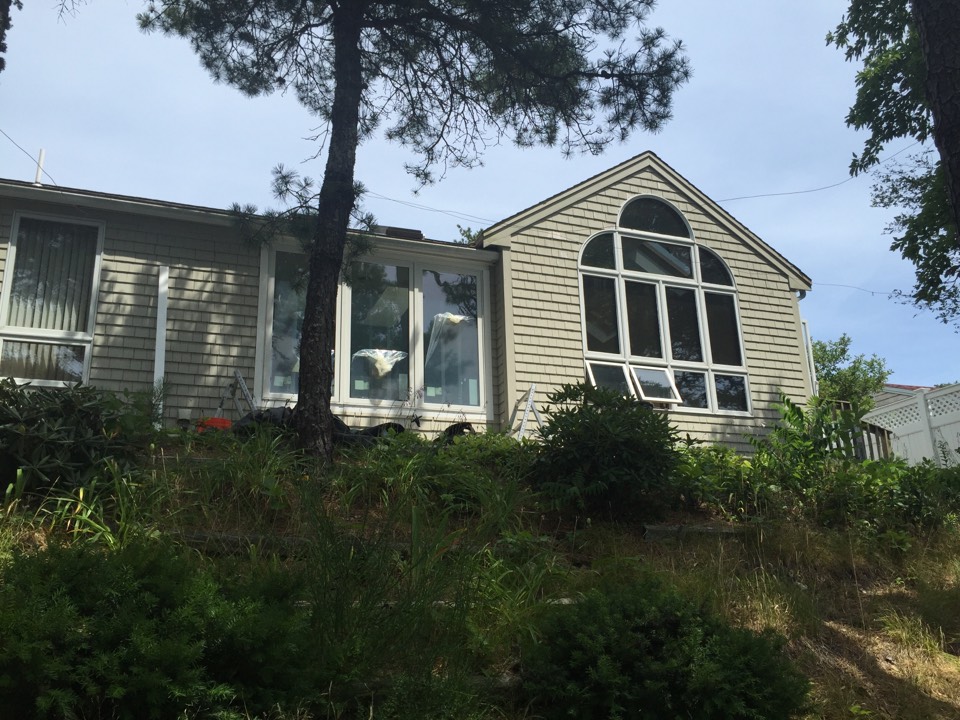 Plymouth, MA - Instilling new rb window very hot day Plymouth, MA - Instilling new rb window very hot day