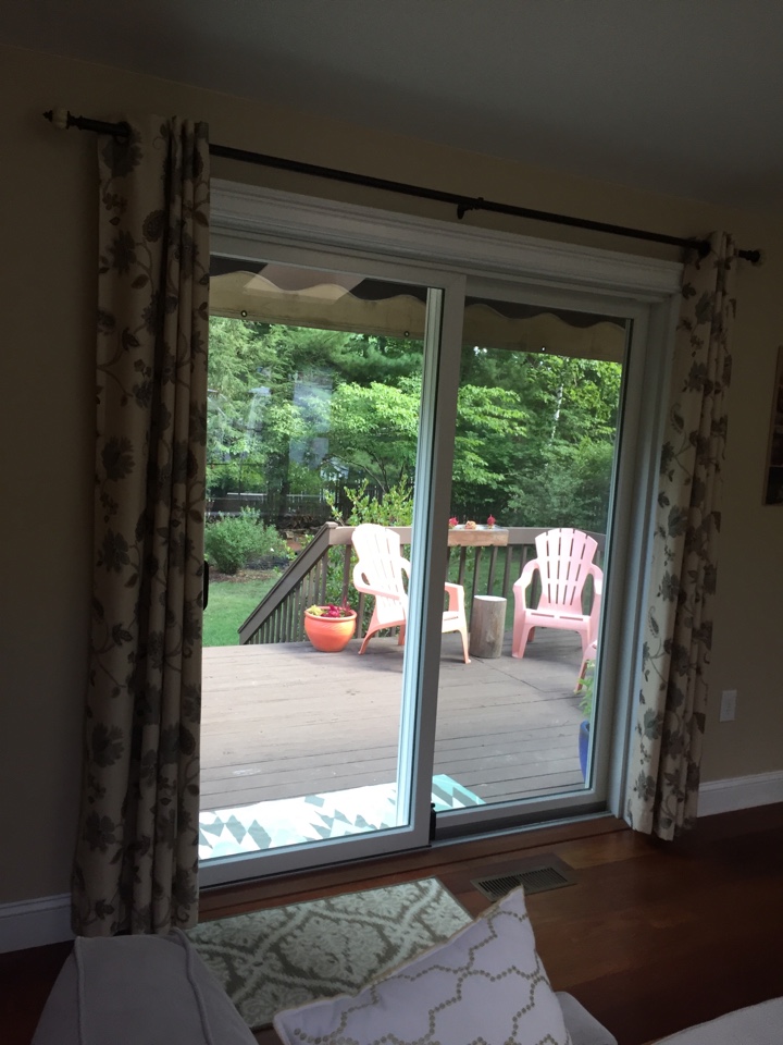 Nashua, NH - Renewal by Andersen Boston looking at patio door that is hard to lock Nashua, NH - Renewal by Andersen Boston looking at patio door that is hard to lock